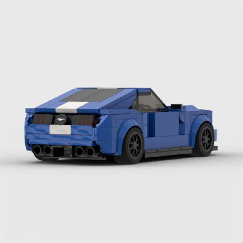 Ford Mustang Hoonicorn Car Speed Champion Racer Building Block