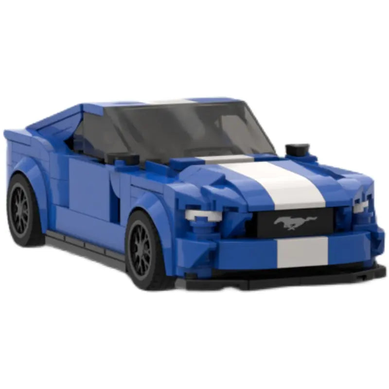 Ford Mustang Hoonicorn Car Speed Champion Racer Building Block